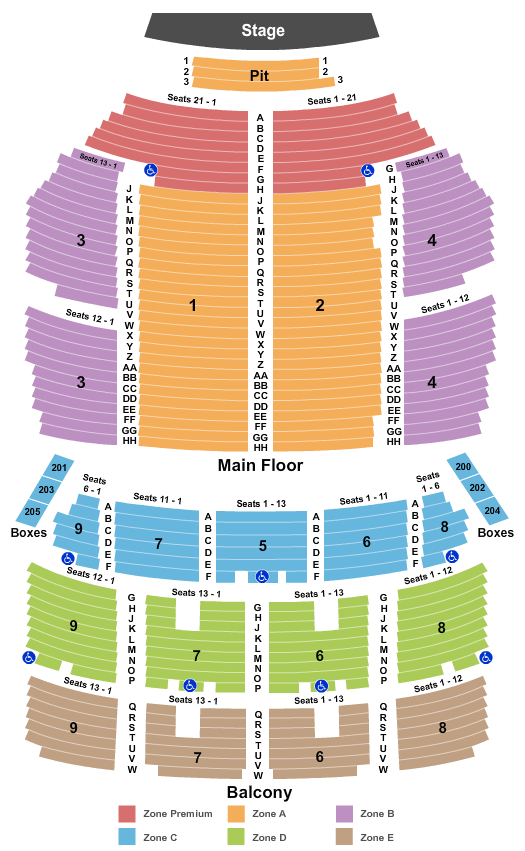 Seating Chart For Moulin